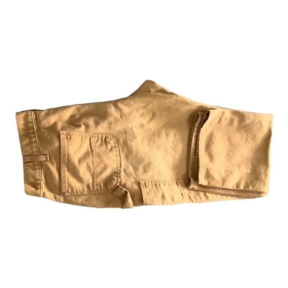 Carhartt B11 BRN Brown Dungaree Fit Mens Carpenter Utility Work Pants Size 38X34 - Picture 5 of 12